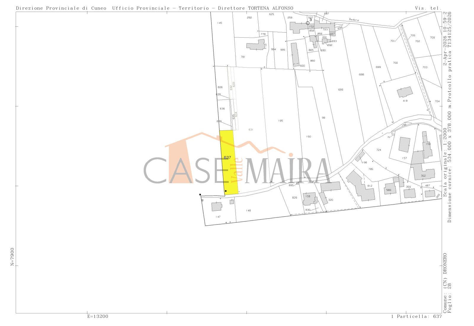 Dronero, 12025, ,Terreno,In vendita,1232